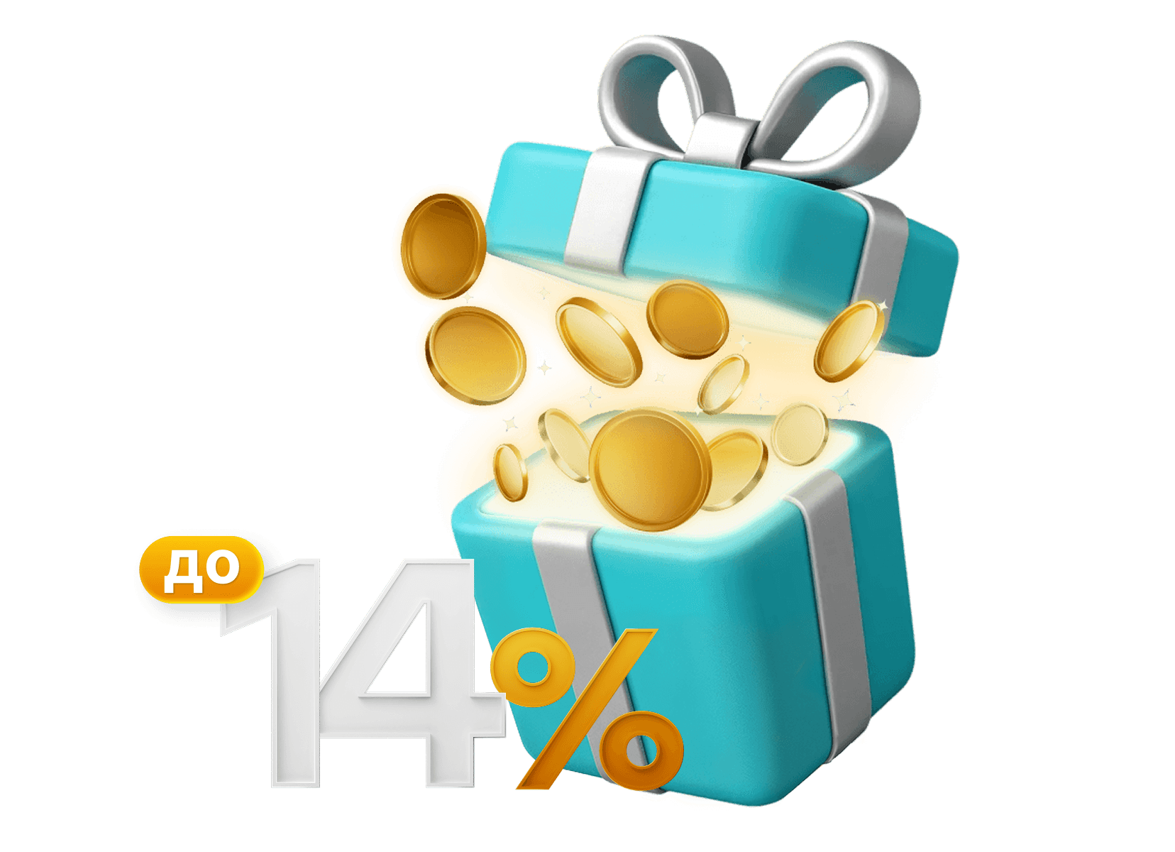 Приветственная ставка — до 14,0%