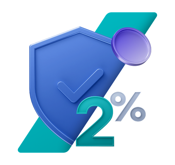 Акция «Онлайн-гарантия» 2%